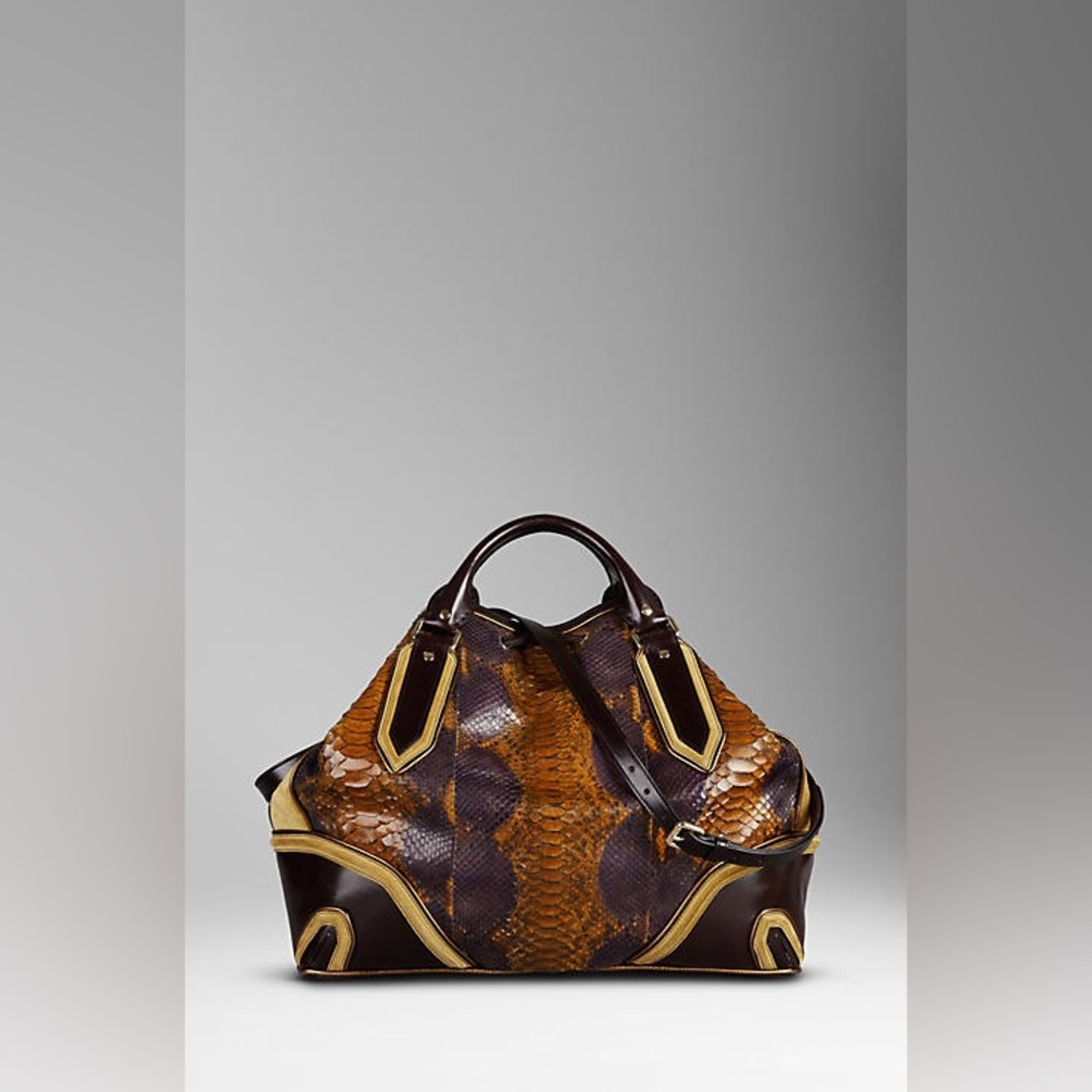 The Burberry Python Pattern Crossbody - image 8
